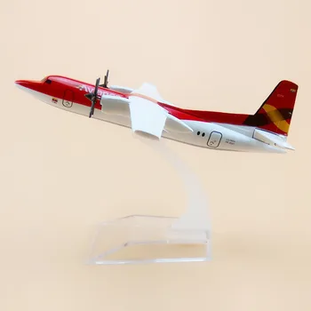 16cm Punane Sulam, Metall Õhu Colombia Avianca Fokker F-50 F50 Airlines Airways Lennuk mudellennukid, Lennuki Mudel w Seista
