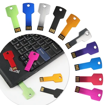 Metallist USB Flash Drive 2.0 4 8 16 32 64G Pendrive 128G Pen Drive Veekindel U-disk 2.0 Key Usb Stick Kingitus PC Custom Logo