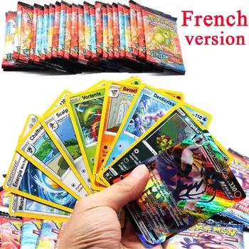 10/20Bags Pokemon prantsuse Versiooni Kaardid STIILE DE COMBAT) Korduva Kogumise Kingitus Lapsed Pokmon Kaardi Mängu Kaardid Mänguasi