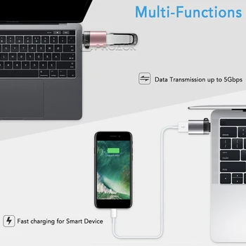 OTG USB-C Adapter C-Tüüpi Naine, et USB3.0 Mees Converter For Macbook Pro Õhu Samsung S10 S9 S8 Huawei P20 Mobiiltelefoni Tarvikud