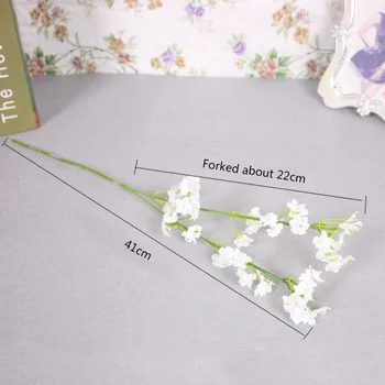 5/10tk Gypsophila Õie Lill Võltsitud Silk Kimp Home Decor tehislilled DIY Lille Kimbud Plastikust Lilled