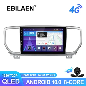 EBILAEN Multimeedia autoraadio Mängija KIA Sportage 4 KX5 2016-2019 Android 10.0 GPS Navigation 6G 128G Traadita Carplay RDS 4G