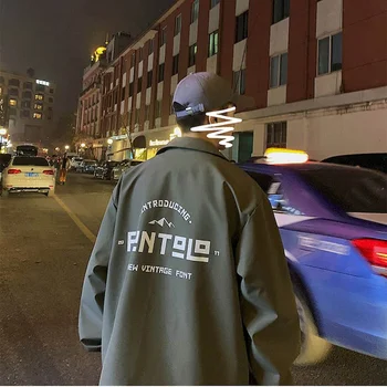 Sügiseks meeste topelt paks mantel jope korea casual trend ülerõivad Hong Kong stiilis pesapalli ühtne mees õpilane streetwear