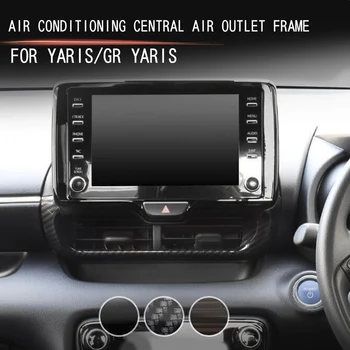Auto õhu conditoning kesk-õhu väljalaskeava raam raam Toyota YARIS 2020 2021 Muudetud dekoratiivsed osad