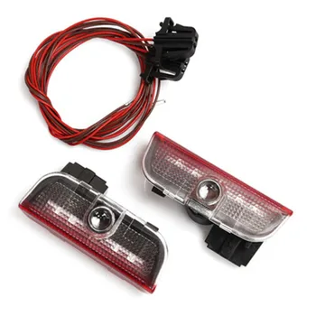 2TK Auto Ukse LED Teretulnud Kerge Projektor Vaimu Viisakalt Lamp CC-T-ROC Golf 5 6 7 Sharan 7N Passat B6 B7 Scirocco