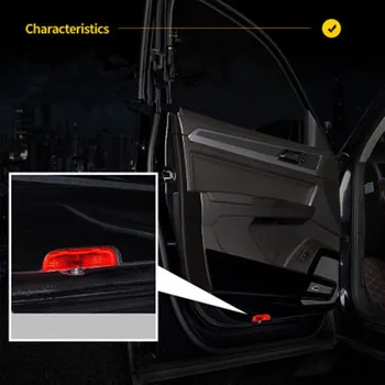 2TK Auto Ukse LED Teretulnud Kerge Projektor Vaimu Viisakalt Lamp CC-T-ROC Golf 5 6 7 Sharan 7N Passat B6 B7 Scirocco