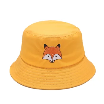 Loomade Fox Tikandid Kalamees Müts Naiste Kopp Müts Suvel Päikesekreemi Bob Meeste Panama ühise Põllumajanduspoliitika Unisex Kokkupandav päikesekaitse Müts