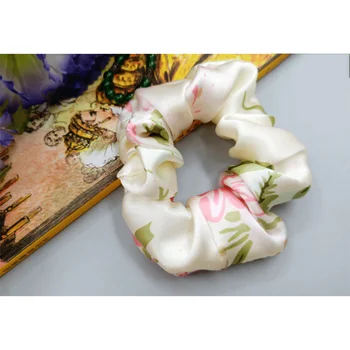 Pure Silk Scrunchie Juuksed Ansamblid Naiste Aksessuaarid Külje Laius umbes 35mm kummipaelaga Hobusesaba Omanik Juuksed Aasa Kaunistused