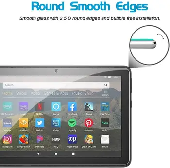 2 TK Kindle fire HD 8 10. Gen 2020 -9H Ultra Õhuke Premium Tablett Selge Karastatud Klaasist Ekraan Kaitsja Kate