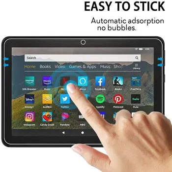 2 TK Kindle fire HD 8 10. Gen 2020 -9H Ultra Õhuke Premium Tablett Selge Karastatud Klaasist Ekraan Kaitsja Kate