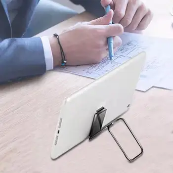 Kokkupandav Metallist Mobiiltelefoni Omanik Rõngas Luku Ülestõstetav Desktop Mobiiltelefoni Omanik Auto Magnet IPhone Xiaomi Samsung