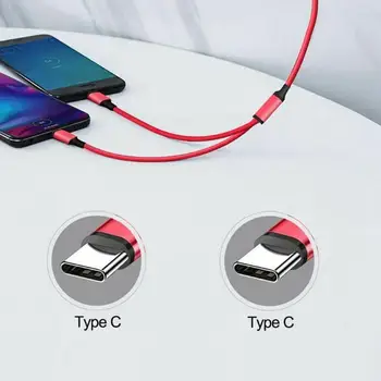2 in 1 USB 2.0 (Tüüp C, tasu Kaabel-laadimiskaabel Tüüp C Android smart-phones /MP3 /Bluetooth-ühilduvad kõrvaklapid