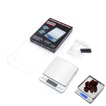 0.01/0,1 g Täpsusega LCD Digitaalne Kaalud 500g/1/2/3kg Mini Elektrooniline Grammi Kaalu Tasakaalu Skaala Tee Küpsetamine Kaaluga Skaalal^1