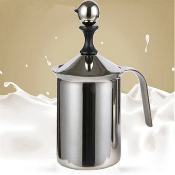 400CC Käsitsi Piima Vahustaja Roostevabast Terasest cappuccino Piim Creamer Piima Vaht Võre Kohvi Foamer Creamer Köök Applicance