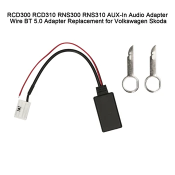 RCD300 RCD310 RNS300 RNS310 AUX-In Audio Adapter Wire BT 5.0 Adapter Asendamine Volkswagen Skoda