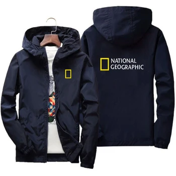 National Geographic Jacket Mens Uuring Ekspeditsiooni Teadlane Top Jacket Mens Fashion üleriided Naljakas windbreaker topp
