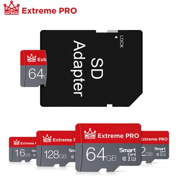 Reaalne võimsus Punane Micro SD Card 32GB Class 10 Mälukaart 8GB 16GB, 64GB 128GB Class10 SDXC Flash Mälu, Microsd-kaart