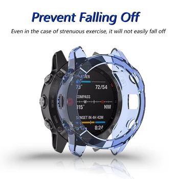 Protective Case For Garmin Fenix 6 6S 6X kvaliteetsest TPU Kate Slim Smart Watch Kaitseraua Kest Garmin Fenix 6 / 6S / 6X Pro