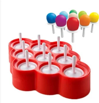 DIY loominguline mini popsicle hallituse silikoon jäätis hallituse kinni ice mold 9 mini popsicle hallitusseened