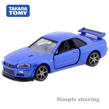 Takara Tomy Tomica Premium 11 Nissan Skyline GT-R V-SPEC2 Skaala 1/62 Auto Sooja Pop Lapsed Mänguasjad Mootorsõiduki Diecast Metal Model