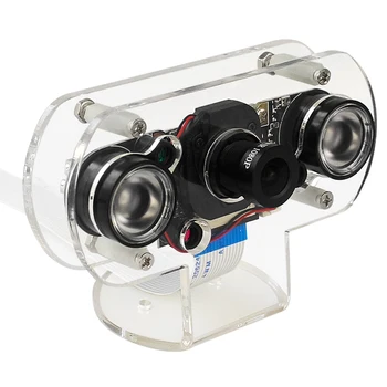 Vaarika Pi 4 Öise Nägemise Kaamera Fookuskaugus on Reguleeritav IR-CUT Kaamera Omanik 5 MP Automaatselt sisse, Päev/Öö Režiimi RPI 3B+/3B