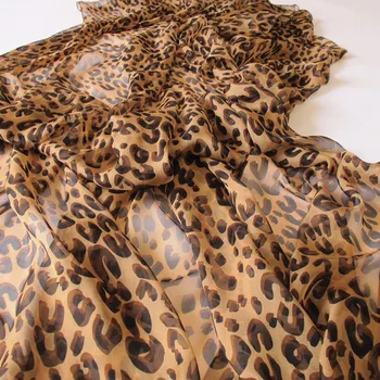 Mood Tarvikud Naiste Sallid Leopard Printida ScarfUrban Varustaja Salli Pikk Sall, Siid Sifonki Trükkimine NZ0212