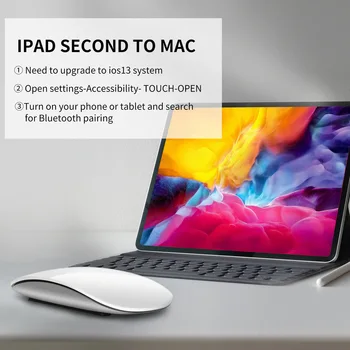 Bluetooth-ühilduva 5.0 Juhtmeta Hiir, Vaikne Multi Arc Touch Hiired Ultra-Õhuke Magic Mouse Sülearvuti, Ipad, Mac-ARVUTI Macbook