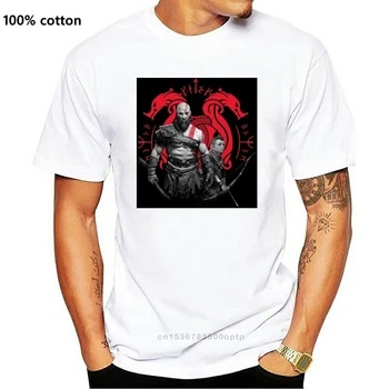 2018 Uus Mood God Of War T-Särk Mängijatele Geek Tshirt Kratos Graafiline Fitness Särk God Of War 4 T-Särgid Mängude Tee Särk Homme