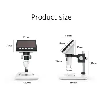 1000X Digitaalne mikroskoop elektroonilise video mikroskoobi 4.3 Tolline HD LCD jootmine mikroskoobi telefon remont Luup jaoks Emaplaadi