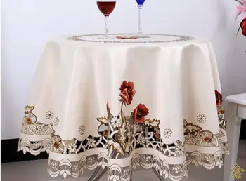 #220 Ruut lille tikandid Laudlina laud lapiga õhtusöök matt Euroopa polüester Matt laua kate hulgi FG213