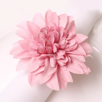 4tk Pulm simulatsiooni dahlia salvrätikuhoidja pulmad guide kaunistamiseks flower tool teenetemärgi salvrätikuhoidja