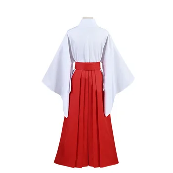 Jujutsu Kaisen Kostüüm Iori Utahime Cosplay Kimono Kleit Täiskasvanud Naine Tops Punane Seelik Halloween Pool Varustus Parukas
