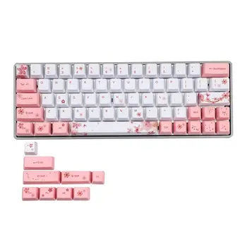 OEM PBT-Cherry Blossom Keycap Klaviatuuri Keycaps Värvainete Sublimatsioon korea Jaapani LX9B