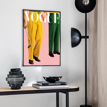 Vogue Kate püksid Art Lõuend Maali Seina Pilte Mood Esteetiline Ajakiri Inspireeritud Lõuend Art Prints Ja Plakatid Seksikas Decor