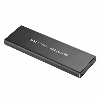 NVMe Ruum HDD Kohtuasjas M. 2 PCIE NVMe SSD ja USB 3.1 Tüüp-C Converter HDD Box Adapter Puuri Puhul Klahvi M M2 SSD kõvaketas