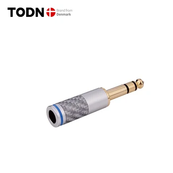 TODN 2TK Audiophile Eutectic süsinikkiust Roodiumi Pinnatud Kõlar RCA Male Plug Solder Wire-Liides Liimida Adapter Audio Jack