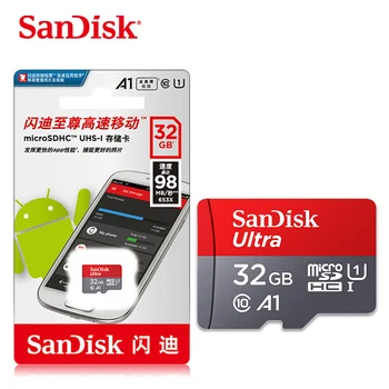 Sandisk Ultra Micro SD 128GB 32GB 64GB 256GB 16GB Micro SD Mälukaart SD/TF Flash Card Mälukaart 128 gb microSD Class 10 Telefon