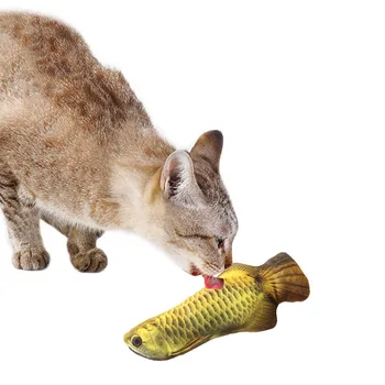 2tk Pet Pehme Palus Creative 3D Karpkala Kala Kuju Kassi Mänguasi Kingitused Catnip Kala Täidisega Simulatsiooni Kala Mängib Mänguasi Lemmikloomade Kasside