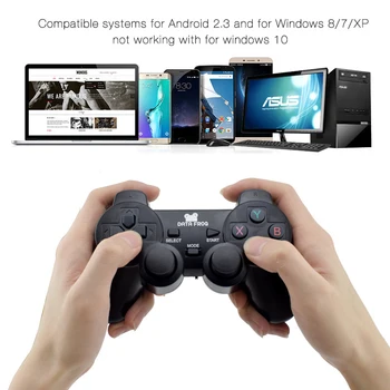 2.4 G Töötleja Gamepad PS3/Android Smart Phone Traadita Juhtnuppu Joypad 2 Mängijad OTG Converter For Tablet PC TV Box