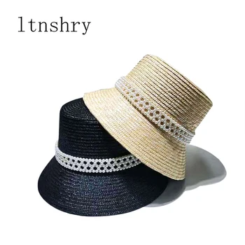 Suvel Käsitöö Mütsid Naised, Daamid Päike Müts lindi Bowknot Beež Straw Hat Adjuatble Beach Müts Laia Ääreni Puhkus Müts väljas