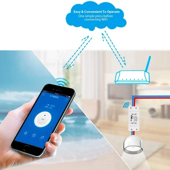 Smart Home Ajastamise Funktsiooni DIY WiFi Smart Light Switch Smart Life/Tuya APP Juhtmeta Kaugjuhtimispult Tööd Alexa Google Kodu