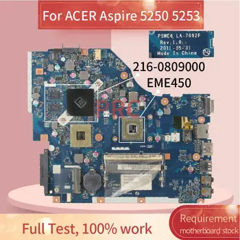 Eest ACER Aspire 5250 5253 EME450 HD6470M Sülearvuti Emaplaadi P5WE6 LA-7092P Sülearvuti Emaplaadi 216-0809000 DDR3