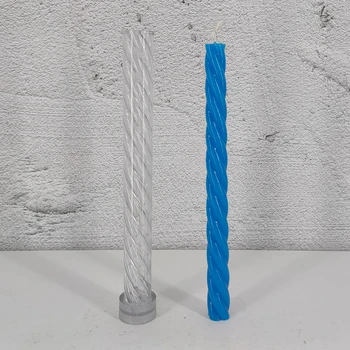 Plastikust Silinder 3D Küünal Hallituse Samba Käsitsi valmistatud Vaha Seep Hallituse DIY Käsitöö