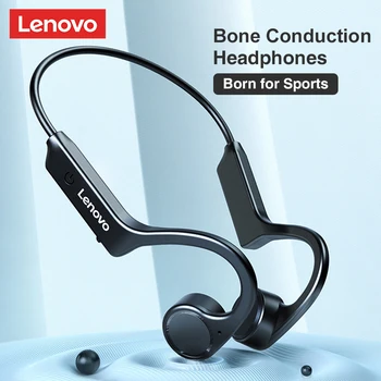Lenovo X4 Luu Juhtivus Bluetooth Kõrvaklapid Sport Juhtmeta Kõrvaklapid IPX5 Veekindel Kaelus Kõrvaklappide Bluetooth-Peakomplekti