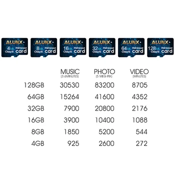 Micro SD 8 16 32 64 128 256 GB SD Mälukaart Class 10 TF Flash Card Mälukaardi 256GB 128GB 64GB 32GB 16GB, 8GB Nutitelefoni Adapter
