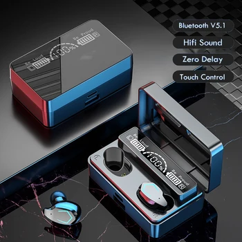 TWS Bluetooth 5.1 Kõrvaklapid Juhtmeta Kõrvaklappide 9D Stereo Sport Veekindel Earbuds Kõrvaklapid Koos Mikrofoni Tüüp-c Laadimise Kasti