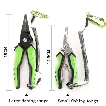 Multifunktsionaalne Kalapüügi Tangid Alumiinium Kala Huule Grip Fishing Plier Set Anti Slip Kontrolli Split-Line Lõikur Konksu Eemaldaja