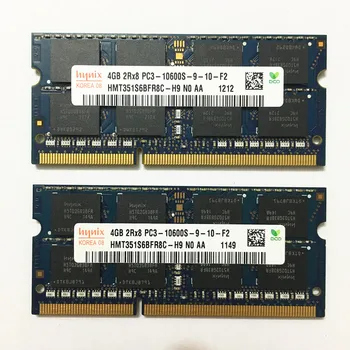 Hynix ddr3 ram 4gb 1333mhz sülearvuti mälu DDR3 4GB 2Rx8 PC3-10600S-9 4GB DDR3 1333 Sülearvuti RAM 1,5 V 4GB DDR3 1333 Mälu