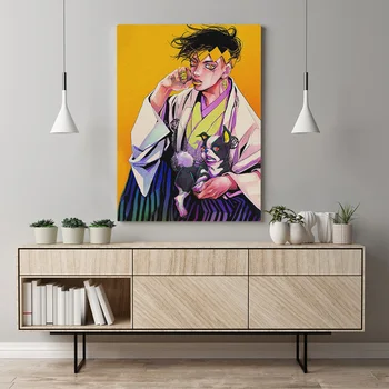 Rohan Kishibe JoJo ' s Bizarre Anime Plakat Lõuendile Maali Seina Art Decor elutuba, Magamistuba Uuringu Kodu Kaunistamiseks Pildid