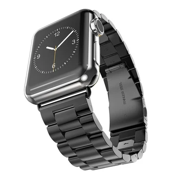 Roostevabast Terasest Rihm Apple Watch band 44mm 42mm iwatch bänd 38mm 40mm correa Link Käevõru apple watch seeria 6 se 5 4 3
